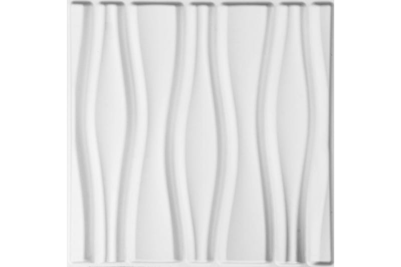 WallArt Väggpanel 3D Flows 12 st GA-WA14 - Vit - Inredning & dekor - Väggdekor - Väggpanel