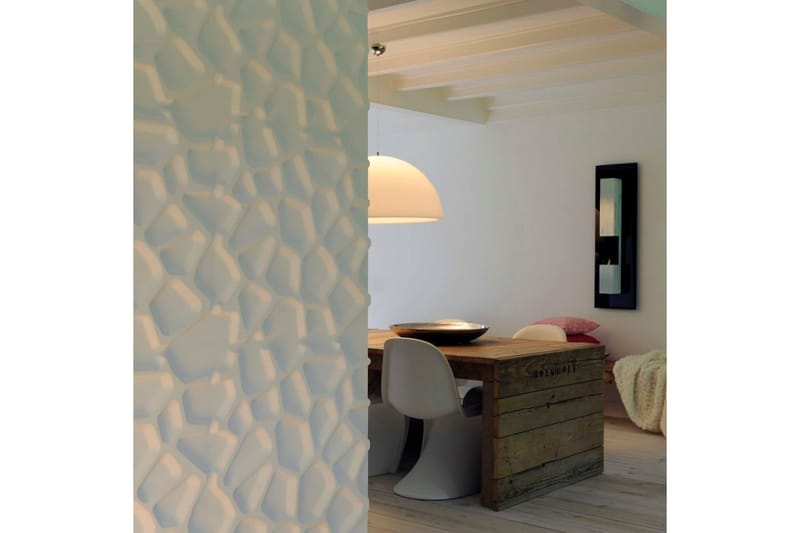 WallArt Väggpanel 3D Gaps 12 st GA-WA01 - Vit - Inredning & dekor - Väggdekor - Väggpanel