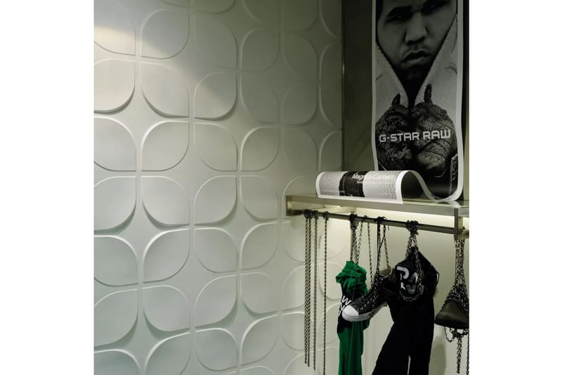 WallArt Väggpanel 3D Sweeps 12 st GA-WA06 - Vit - Inredning & dekor - Väggdekor - Väggpanel