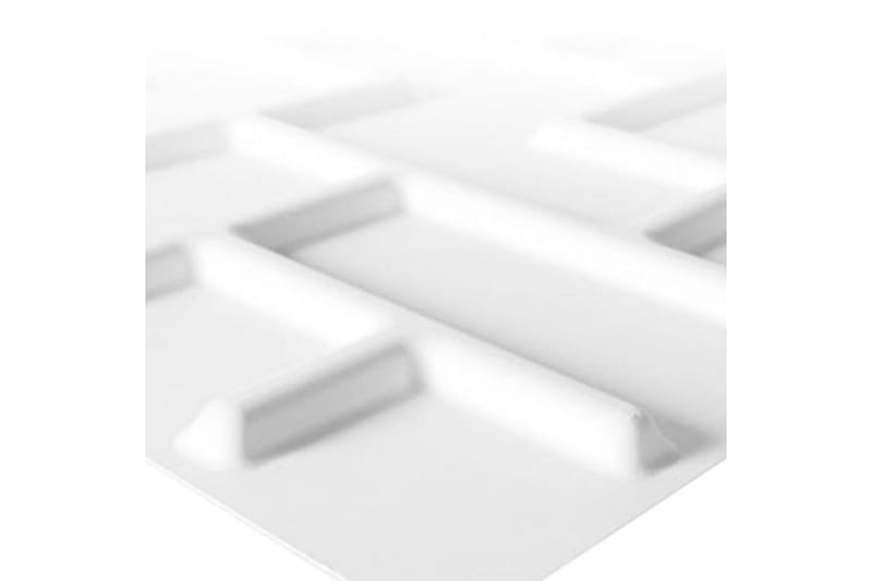 WallArt Väggpanel 3D Tetris 12 st GA-WA16 - Vit - Inredning & dekor - Väggdekor - Väggpanel