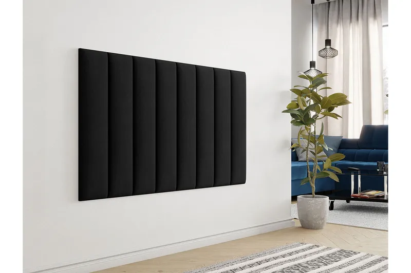 Zaratuz Väggpanel 20x80 cm Black - Inredning & dekor - Väggdekor - Väggpanel