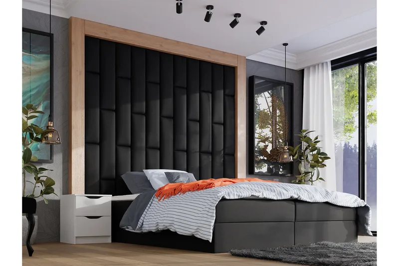 Zaratuz Väggpanel 20x80 cm Black - Inredning & dekor - Väggdekor - Väggpanel