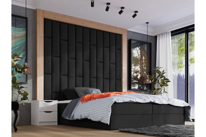 Zaratuz Väggpanel 20x80 cm Black - Inredning & dekor - Väggdekor - Väggpanel