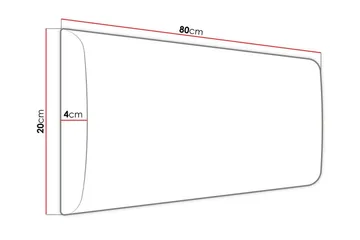 Zaratuz Väggpanel 20x80 cm Light pink - Inredning & dekor - Väggdekor - Väggpanel