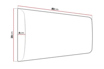 Zaratuz Väggpanel 20x80 cm - Mörkbrun - Inredning & dekor - Väggdekor - Väggpanel