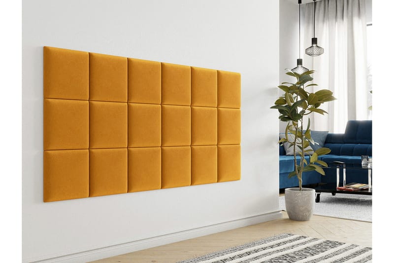 Zaratuz Väggpanel 30x30 cm Dark yellow - Inredning & dekor - Väggdekor - Väggpanel