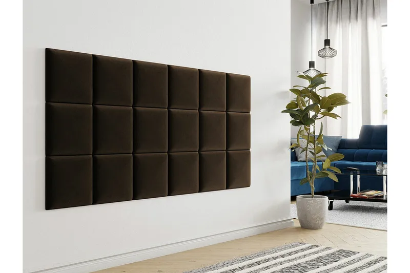 Zaratuz Väggpanel 30x30 cm - Mörkbrun - Inredning & dekor - Väggdekor - Väggpanel