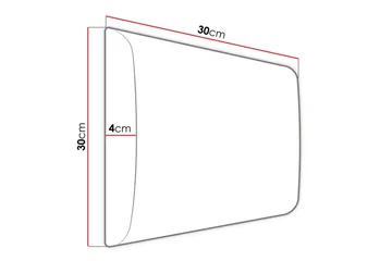 Zaratuz Väggpanel 30x30 cm - Mörkbrun - Inredning & dekor - Väggdekor - Väggpanel
