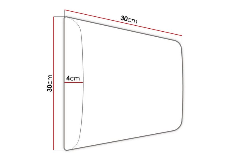 Zaratuz Väggpanel 30x30 cm - Mörkbrun - Inredning & dekor - Väggdekor - Väggpanel