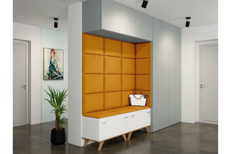 Zaratuz Väggpanel 30x40 cm Dark yellow - Inredning & dekor - Väggdekor - Väggpanel