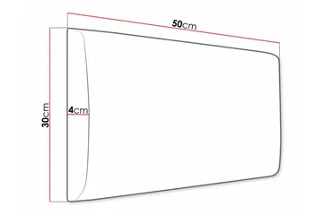 Zaratuz Väggpanel 30x50 cm - Mörkbrun - Inredning & dekor - Väggdekor - Väggpanel