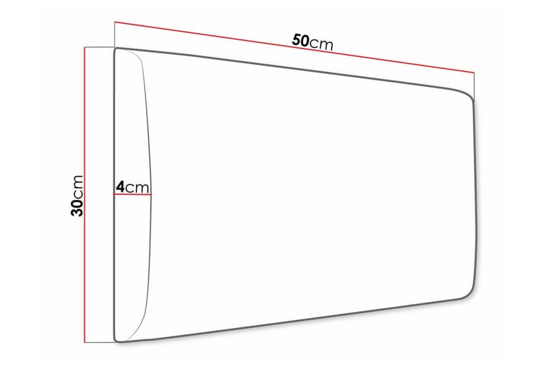 Zaratuz Väggpanel 30x50 cm - Mörkbrun - Inredning & dekor - Väggdekor - Väggpanel
