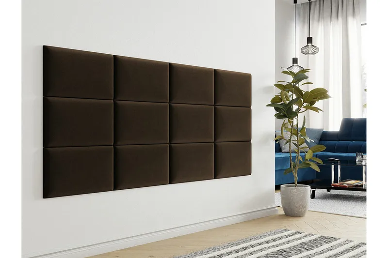 Zaratuz Väggpanel 30x50 cm - Mörkbrun - Inredning & dekor - Väggdekor - Väggpanel