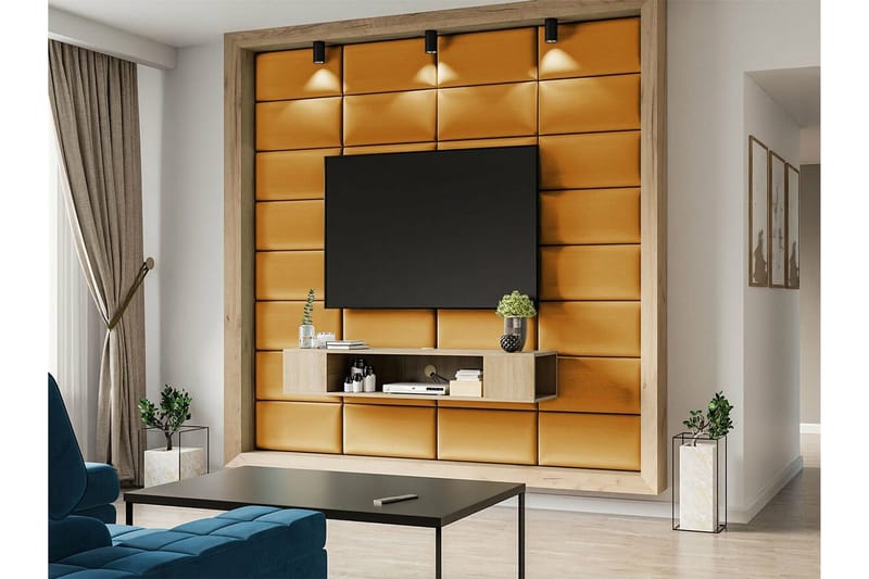 Zaratuz Väggpanel 30x60 cm Dark yellow - Inredning & dekor - Väggdekor - Väggpanel