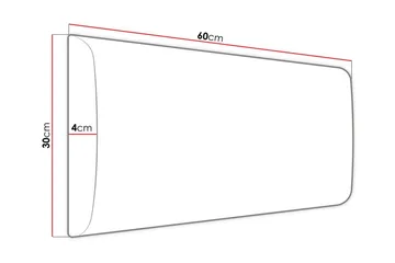 Zaratuz Väggpanel 30x60 cm - Mörkbrun - Inredning & dekor - Väggdekor - Väggpanel