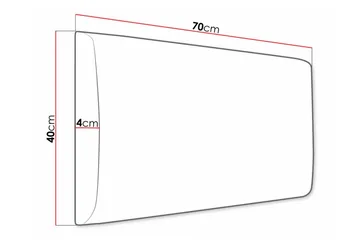 Zaratuz Väggpanel 40x70 cm - Mörkbrun - Inredning & dekor - Väggdekor - Väggpanel