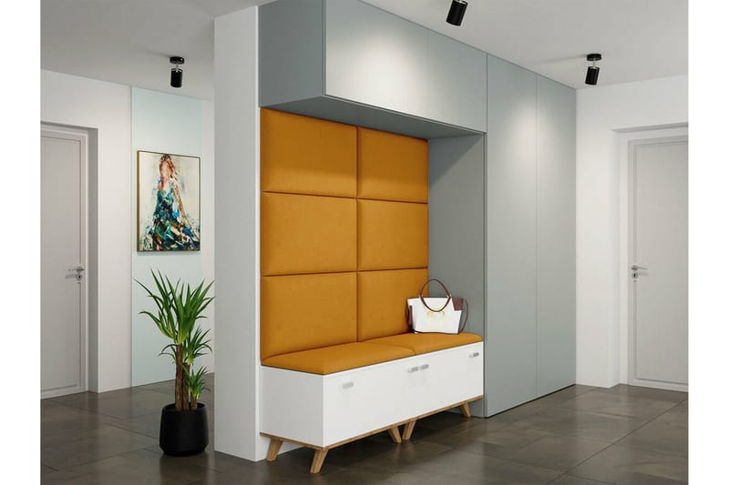 Zaratuz Väggpanel 40x70 cm Yellow - Inredning & dekor - Väggdekor - Väggpanel