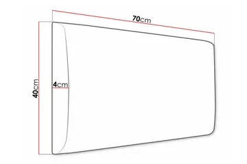 Zaratuz Väggpanel 40x70 cm Yellow - Inredning & dekor - Väggdekor - Väggpanel