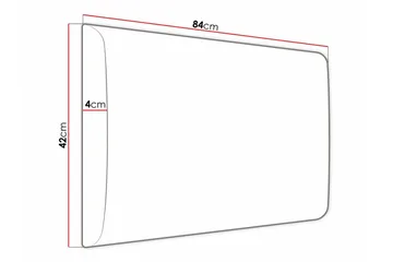Zaratuz Väggpanel 42x84 cm - Brun - Inredning & dekor - Väggdekor - Väggpanel