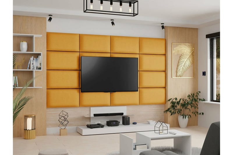 Zaratuz Väggpanel 42x84 cm Yellow - Inredning & dekor - Väggdekor - Väggpanel