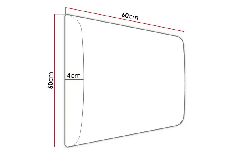 Zaratuz Väggpanel 60x4x60 cm Stoppad - Sammet/Beige - Inredning & dekor - Väggdekor - Väggpanel