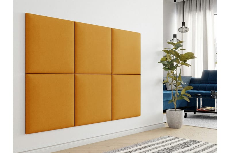 Zaratuz Väggpanel 60x60 cm Dark yellow - Inredning & dekor - Väggdekor - Väggpanel