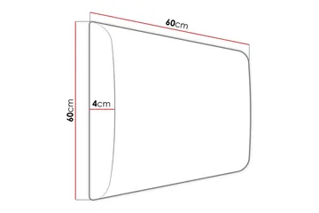 Zaratuz Väggpanel 60x60 cm - Mörkbrun - Inredning & dekor - Väggdekor - Väggpanel