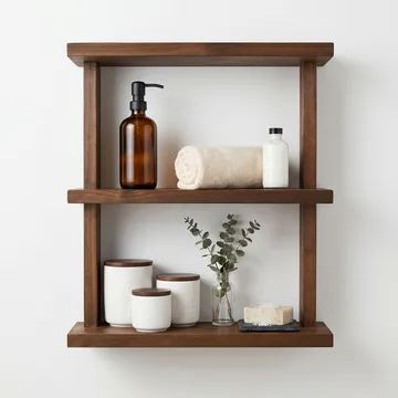 Varnor Dekorativ vägghylla 50x40x14 cm - trä - Inredning & dekor - Väggdekor - Väggpanel