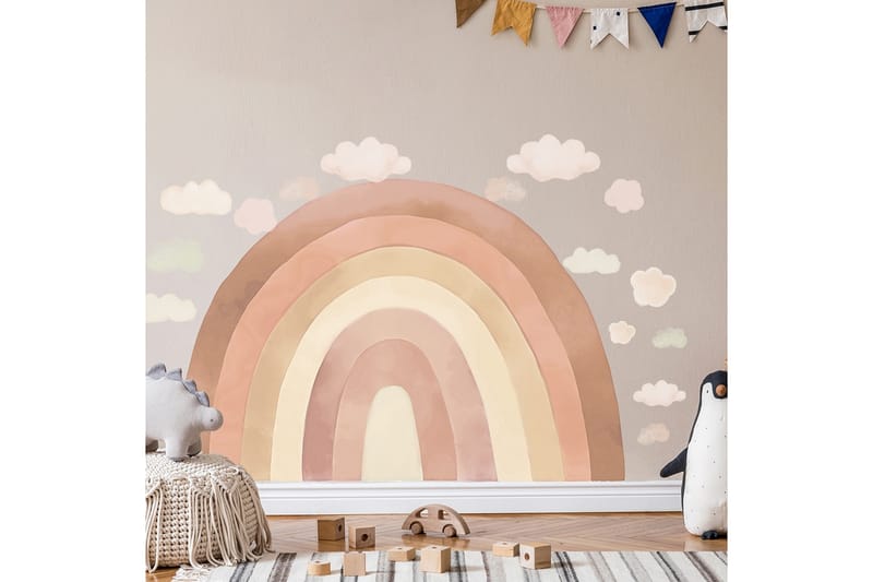 REGNBÅGE Väggklistermärke   Beige - Inredning & dekor - Väggdekor - Wallstickers
