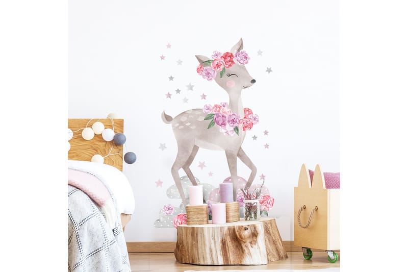 STENBOCK Väggklistermärke Rosa - Inredning & dekor - Väggdekor - Wallstickers