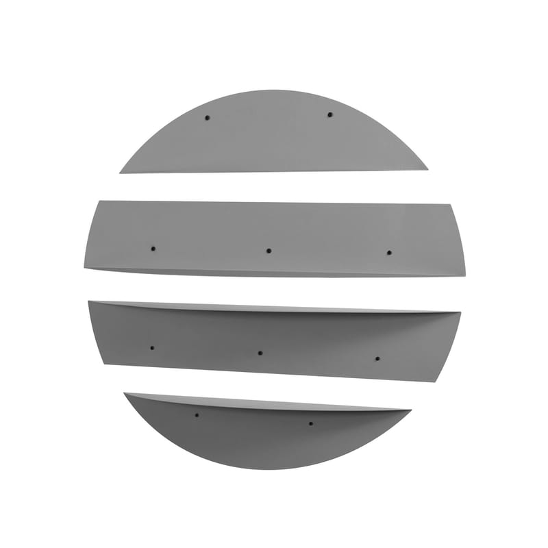 Zalvenn Vägghylla 76 cm Rund - Grå - Förvaring - Köksförvaring - Kökshylla