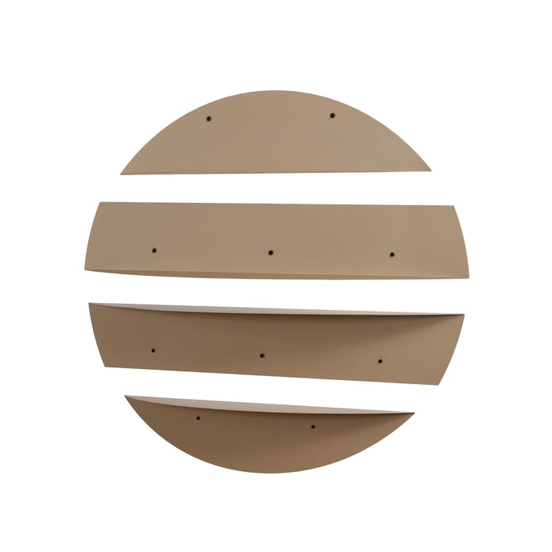 Zalvenn Vägghylla 76 cm Rund - Taupe - Förvaring - Köksförvaring - Kökshylla