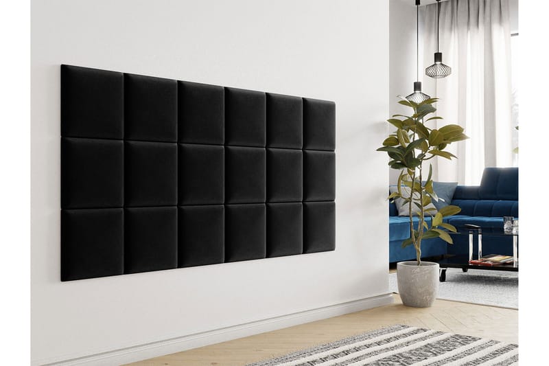 Zaratuz Väggpanel 30x30 cm - Svart - Inredning & dekor - Väggdekor - Väggpanel