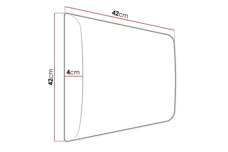 Zaratuz Väggpanel 42x42 cm - Ljusgrå - Inredning & dekor - Väggdekor - Väggpanel