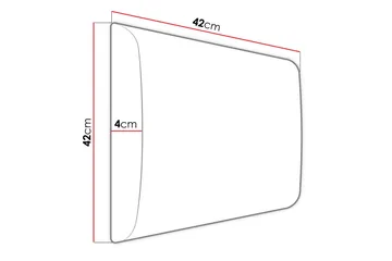 Zaratuz Väggpanel 42x42 cm - Ljusgrå - Inredning & dekor - Väggdekor - Väggpanel