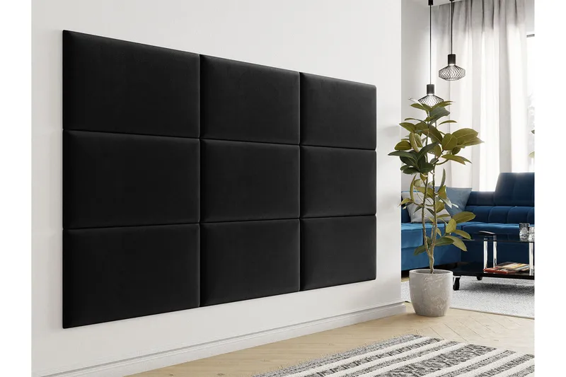 Zaratuz Väggpanel 70x40 cm - Svart - Inredning & dekor - Väggdekor - Väggpanel