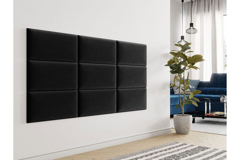 Zaratuz Väggpanel Stoppad 60x30 cm - Svart - Inredning & dekor - Väggdekor - Väggpanel