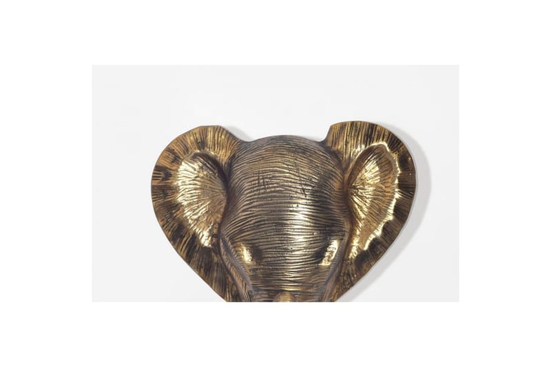Väggdekoration Wohnling Elefant Polerad gjuten aluminium väggmonterad industriell - Inredning & dekor - Tavlor & konst