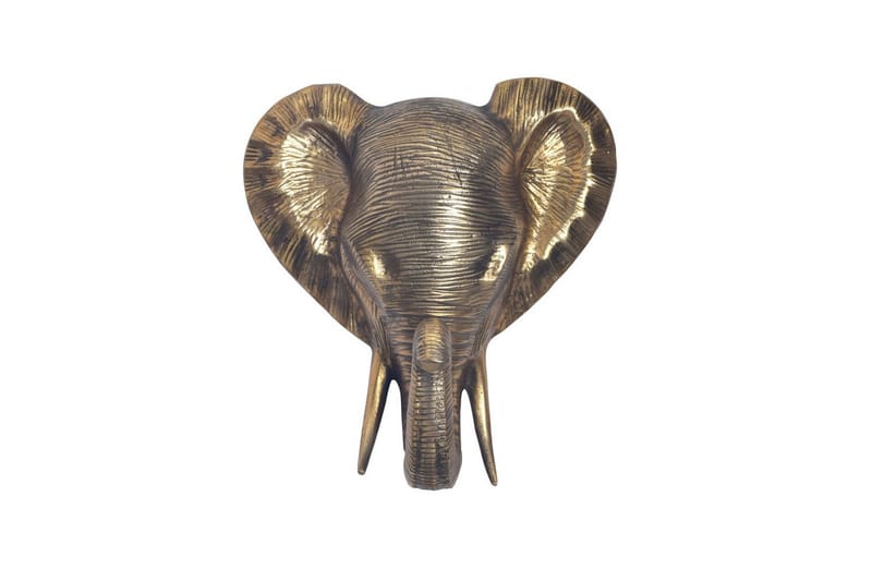 Väggdekoration Wohnling Elefant Polerad gjuten aluminium väggmonterad industriell - Inredning & dekor - Tavlor & konst