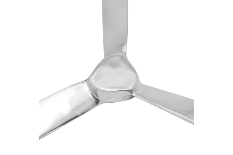 Väggmonterad propeller aluminium silver 70 cm - Silver - Tavlor & konst