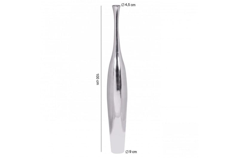 Vas Wohnling polerad aluminiumgjutning, modern stil 100 cm - 100 cm - Inredning & dekor - Dekor & inredningsdetaljer