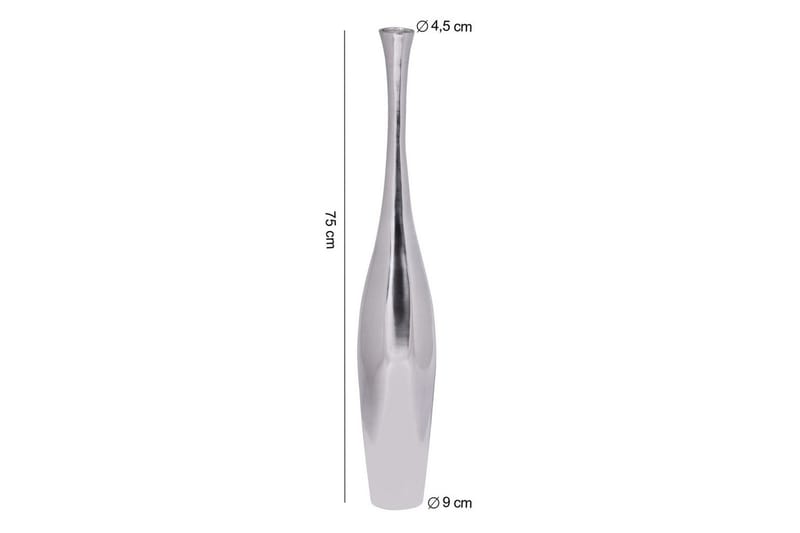 Vas Wohnling polerad aluminiumgjutning, modern stil 75 cm - 75 cm - Inredning & dekor - Dekor & inredningsdetaljer