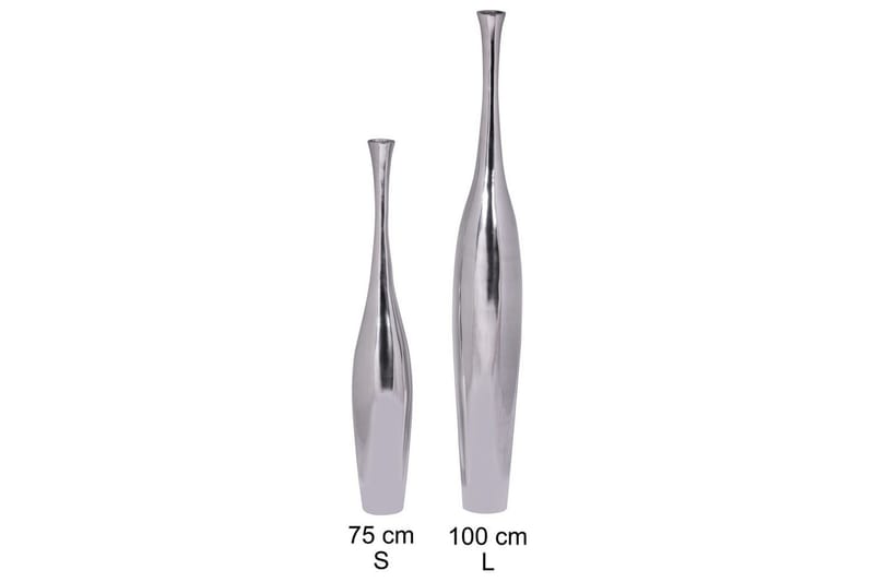 Vas Wohnling polerad aluminiumgjutning, modern stil 100 cm - 100 cm - Inredning & dekor - Dekor & inredningsdetaljer