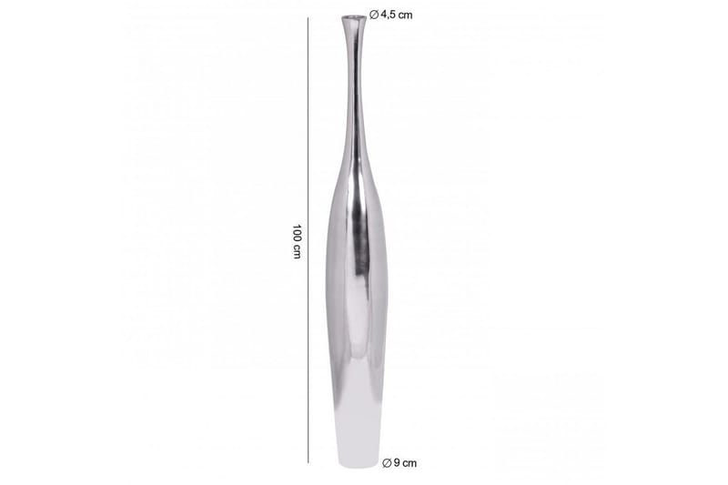 Vas Wohnling polerad aluminiumgjutning, modern stil 100 cm - 100 cm - Inredning & dekor - Dekor & inredningsdetaljer