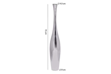 Vas Wohnling polerad aluminiumgjutning, modern stil 75 cm - 75 cm - Inredning & dekor - Dekor & inredningsdetaljer