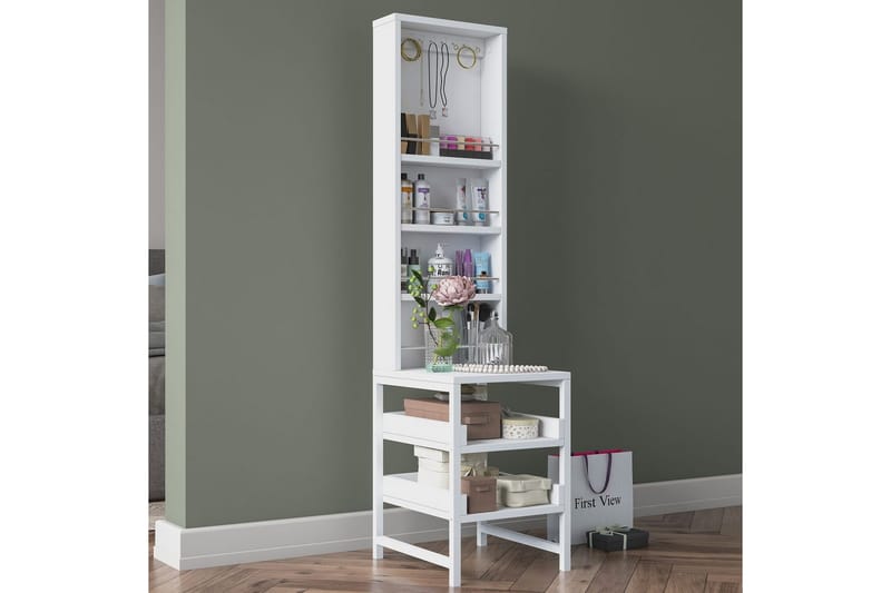 Aldros Sminkbord 35 cm - Vit - Kök & hush�åll - Bar & vin - Vintillbehör - Glashängare