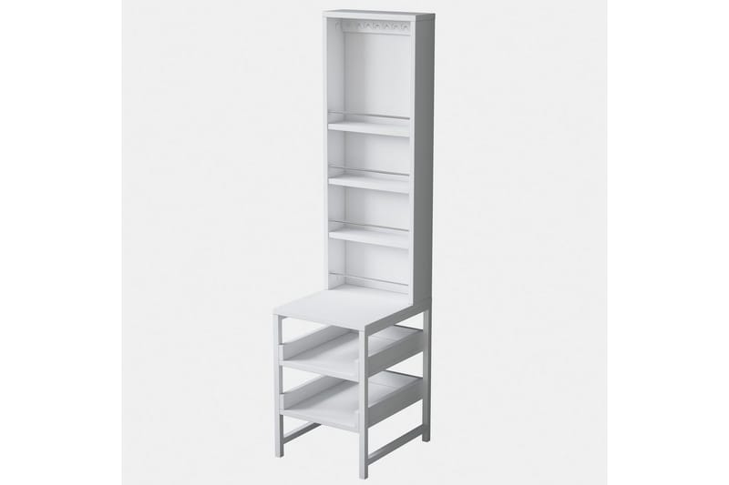 Aldros Sminkbord 35 cm - Vit - Kök & hushåll - Bar & vin - Vintillbehör - Glashängare