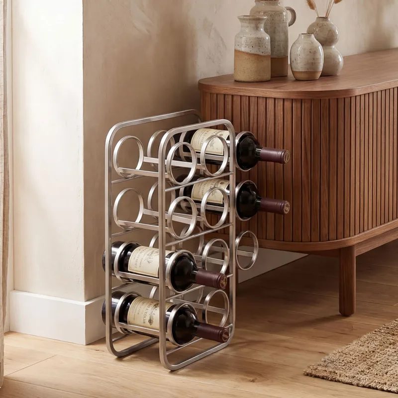 Avren Vinställ 47 cm i metall - silver - Kök & hushåll - Bar & vin - Vintillbehör - Glashängare