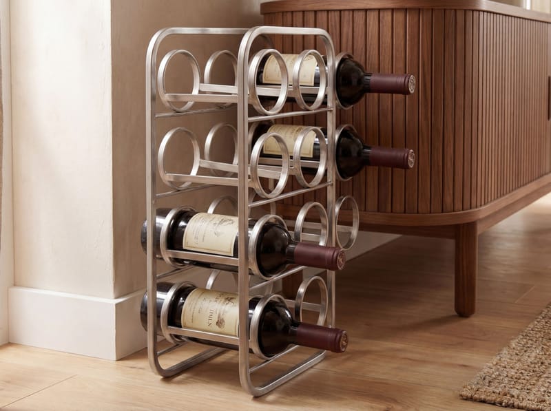 Avren Vinställ 47 cm i metall - silver - Kök & hushåll - Bar & vin - Vintillbehör - Glashängare