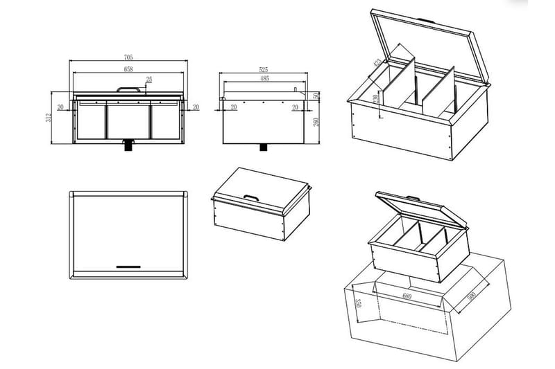 Built-in Isbehållarel 70 cm - Myoutdoorkitchen - Kök & hushåll - Bar & vin - Vintillbehör - Ishinkar & Vinkylare
